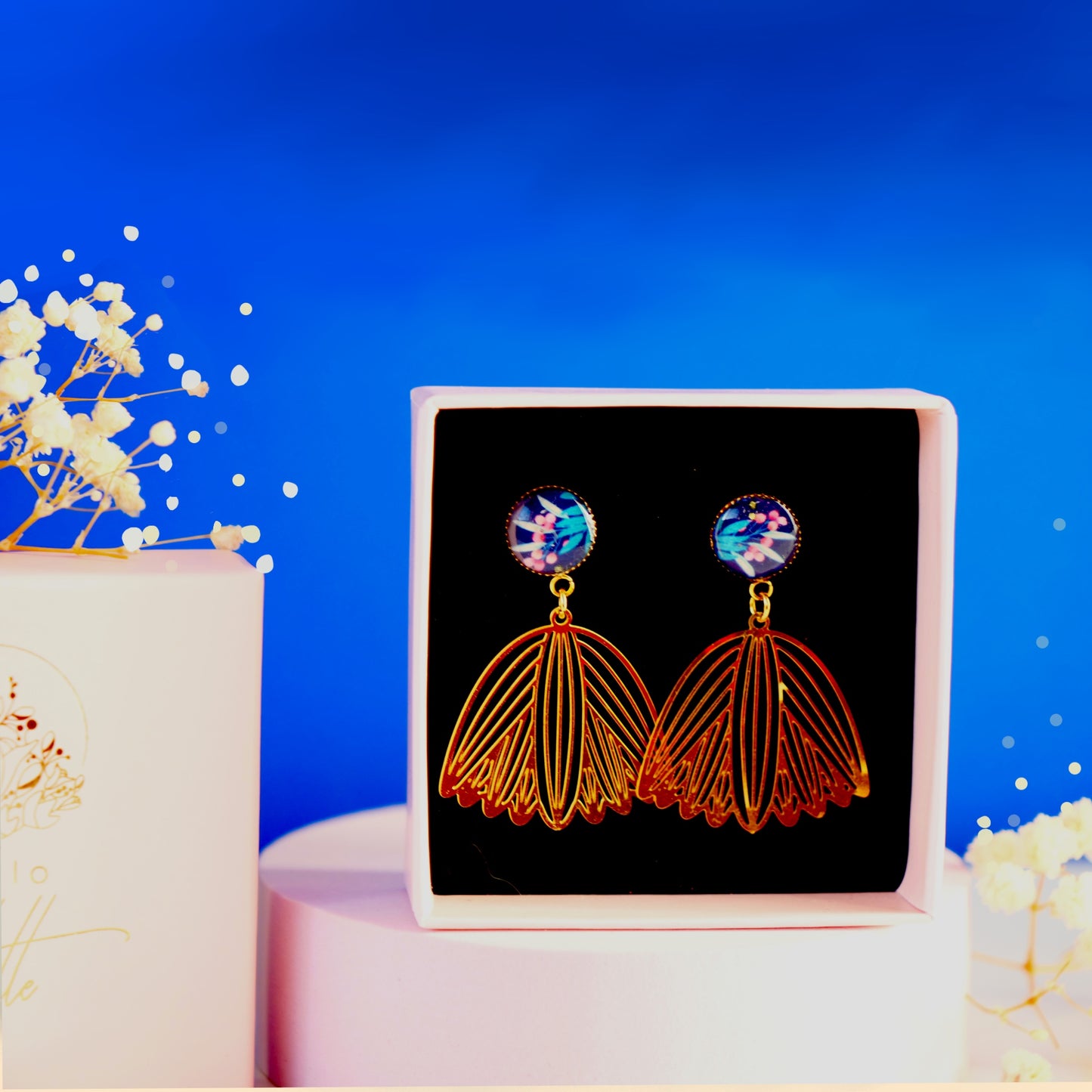 Boucles d’oreilles tulipe