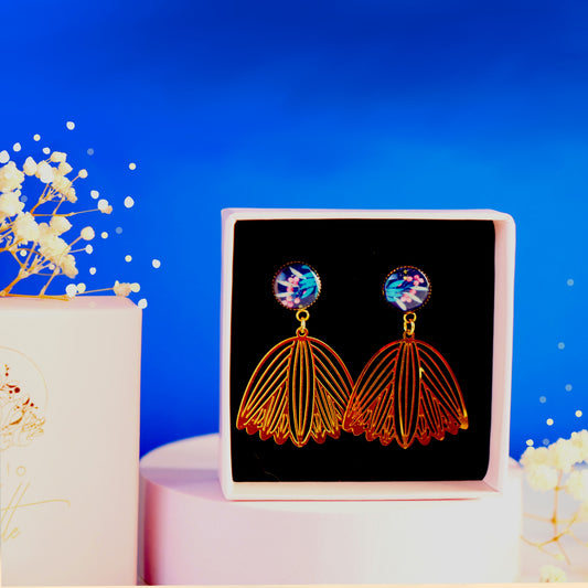 Boucles d’oreilles tulipe