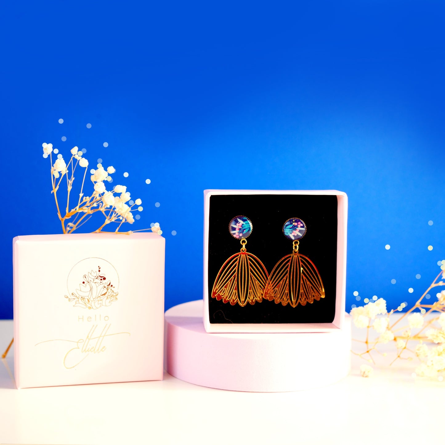 Boucles d’oreilles tulipe