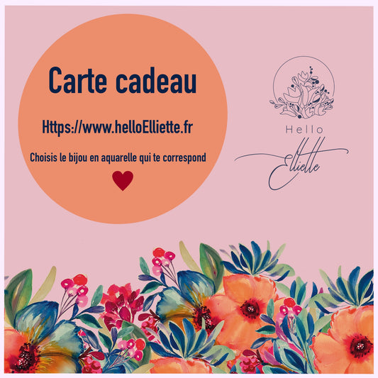 carte-cadeau Hello Elliette
